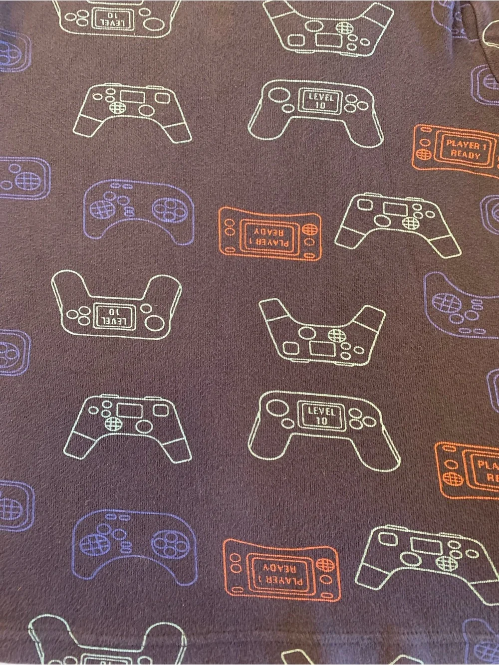 Carter's Navy Kids Pajama Set with Gaming Controller Prints